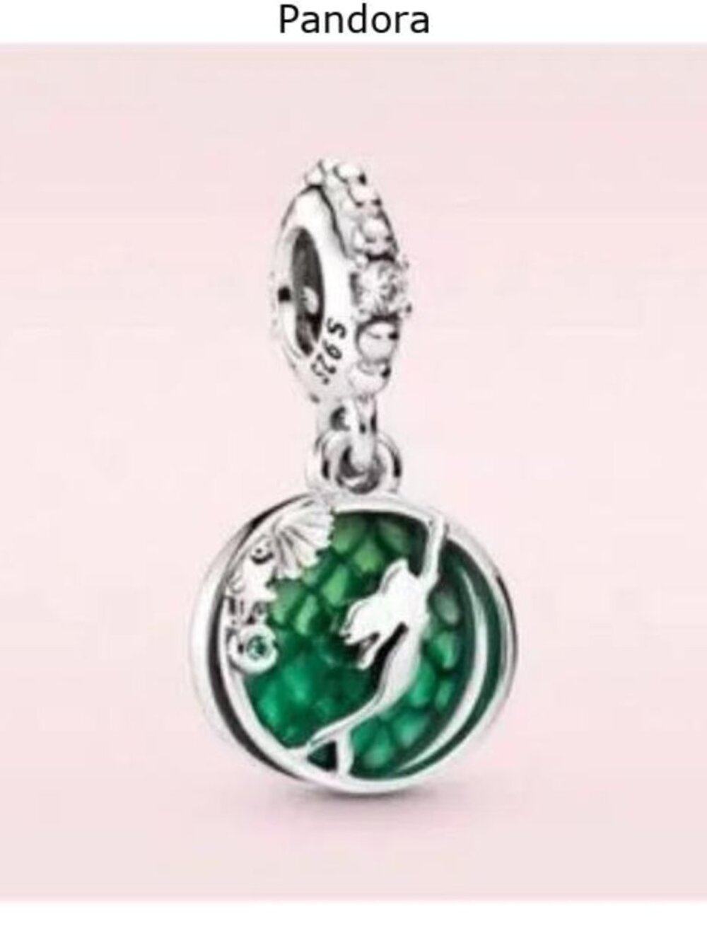 PANDORA Disney The Little Mermaid Ariel Charm